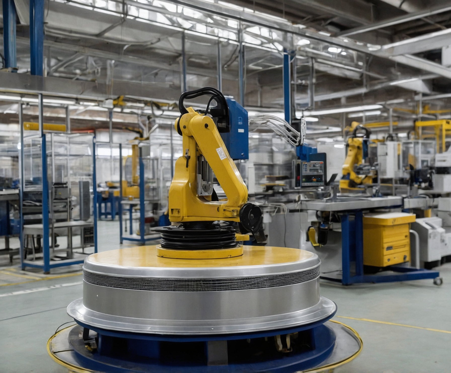 Planta automotriz moderna y eficiente.